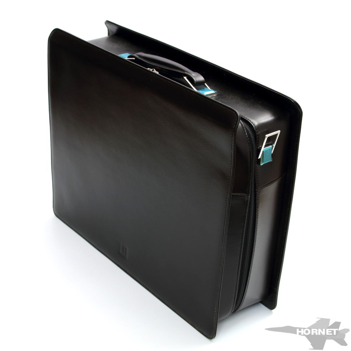 dunhill ダンヒル スーツケース ビジネスバッグ LT8000A ダークブラウン　レザー 【中古】【バッグ】 2200729