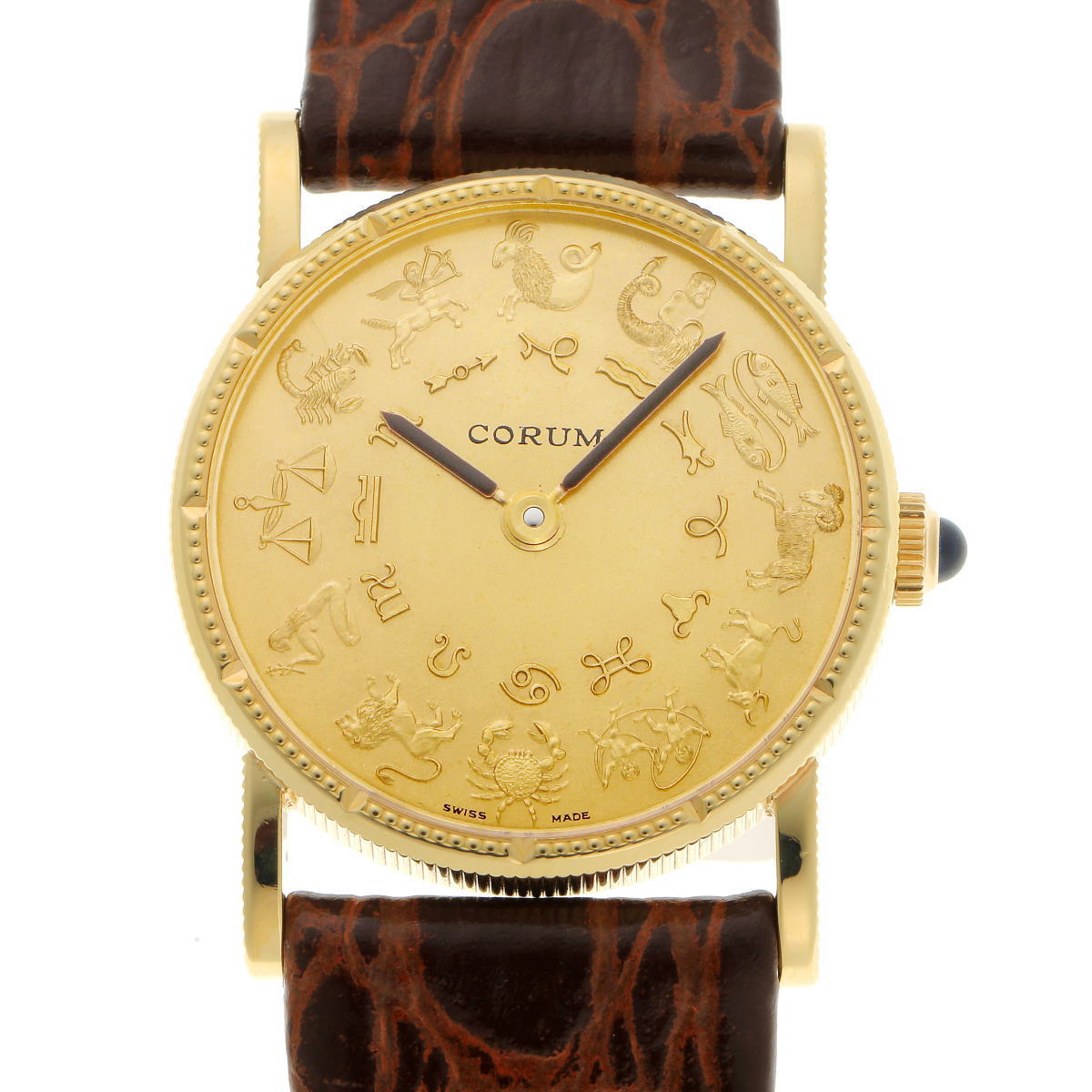 コルム アドミラズカップ ボーイズ-レディースウォッチ 本革木箱付 値