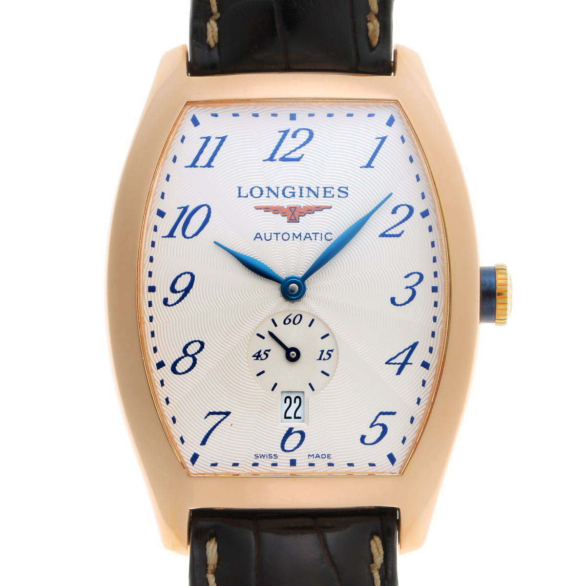 LONGINES ロンジン エヴィデンツァ オートマチック Cal.L615.3 L2.642.8.73.2 シルバー文字盤　750PG 【中古】【時計】 2310280｜ホーネットイトウ質店支店