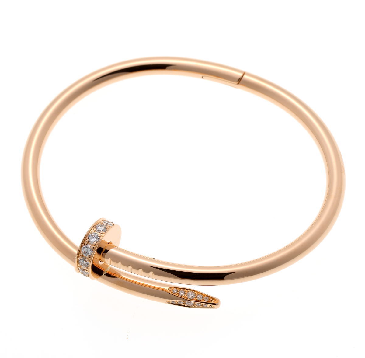 カルティエ アンクル バングル ダイヤ 17 カルティエジュストアンクル ブレスレット ダイヤ #17