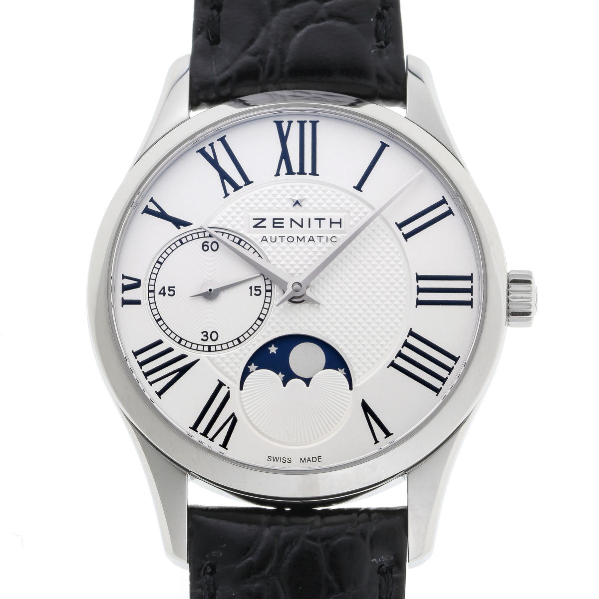 ZENITH ゼニス エリート ウルトラシン レディ ムーン オートマチック 03.2310.692 シルバー文字盤　SS 【中古】【時計】 2410099 192,500円