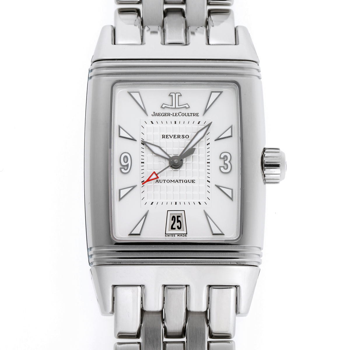 JAEGER-LECOULTRE ジャガールクルト レベルソ グランスポール オートマチック Q2908101 / 290.8.60 シルバー文字盤　SS 【中古】【時計】 2410161