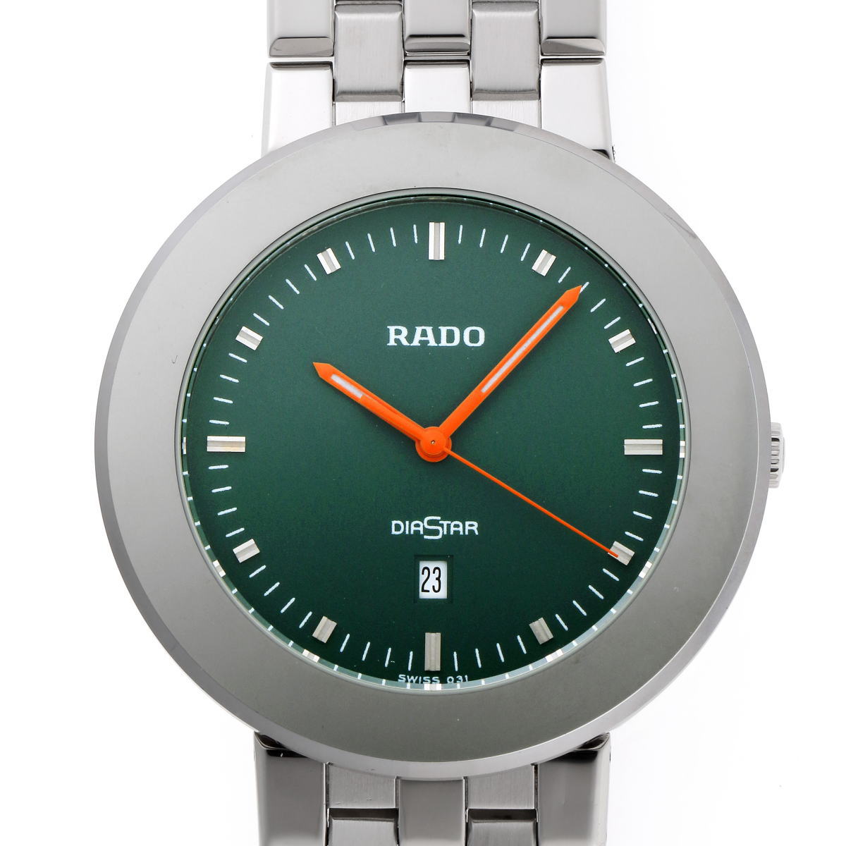 稼働品　RADO ラドー　フローレンス　シルバー　ネイビー文字盤　腕時計 楽天市場】【ウォッチ】RADO ラドー フローレンス デイト ブルー