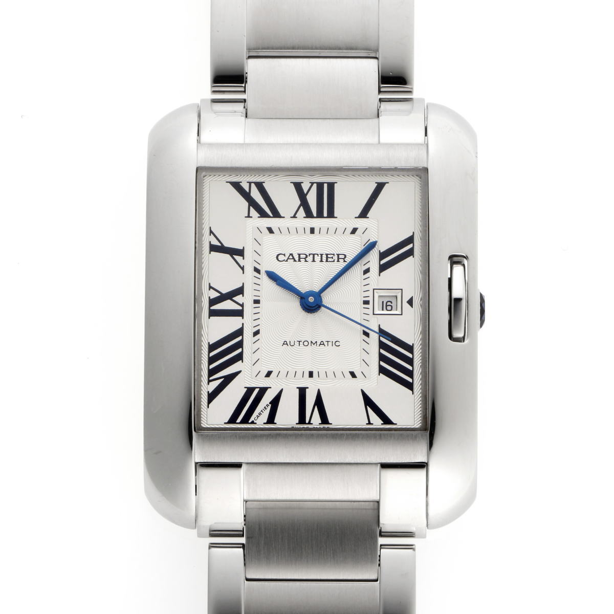 Cartier カルティエ タンク アングレーズ LM オートマチック W5310009 シルバー文字盤　SS 【中古】【時計】 2420081