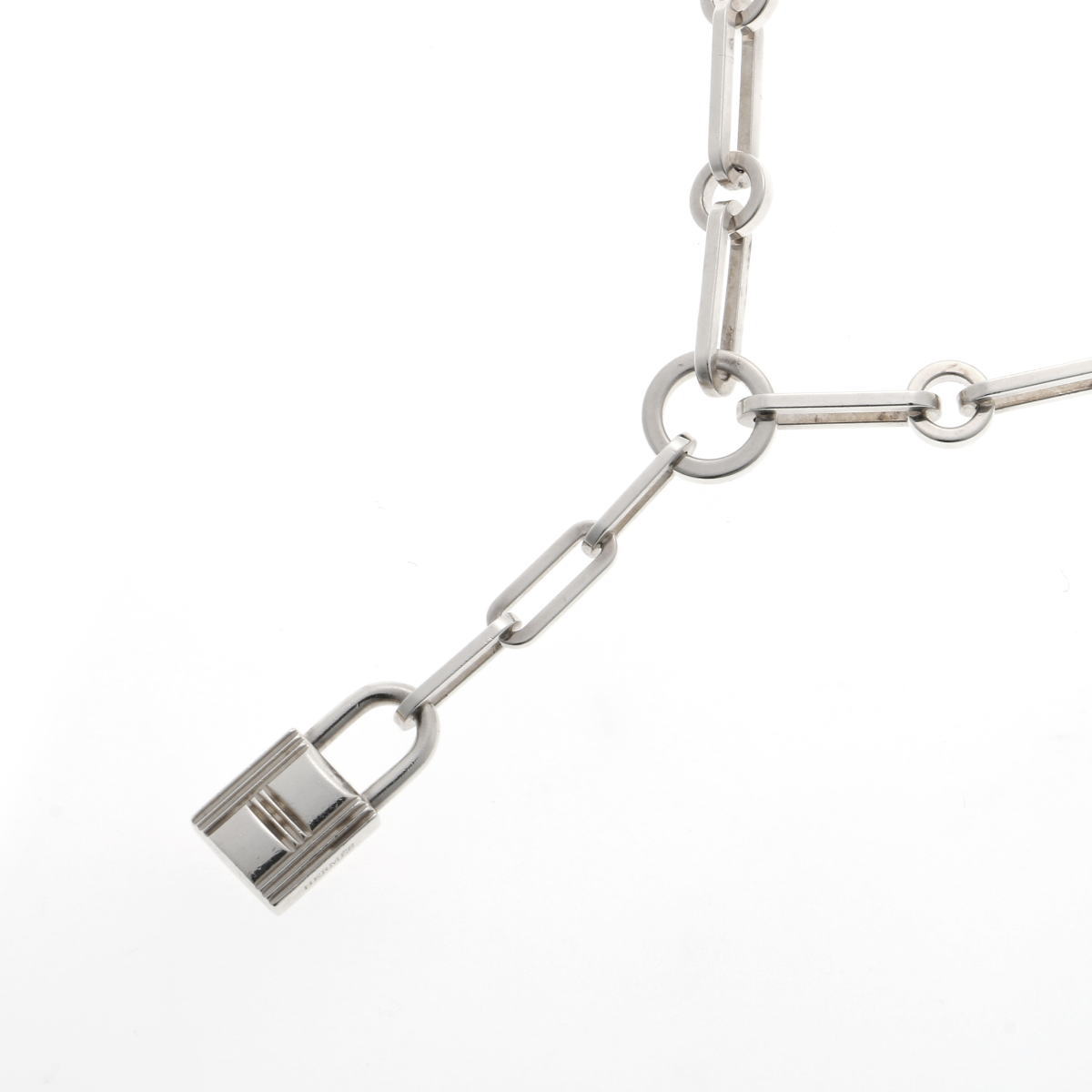 HERMES エルメス ケリー シェーヌ カデナ　サイズ44 ネックレス シルバー Ag925 【中古】【ジュエリー】 2400625