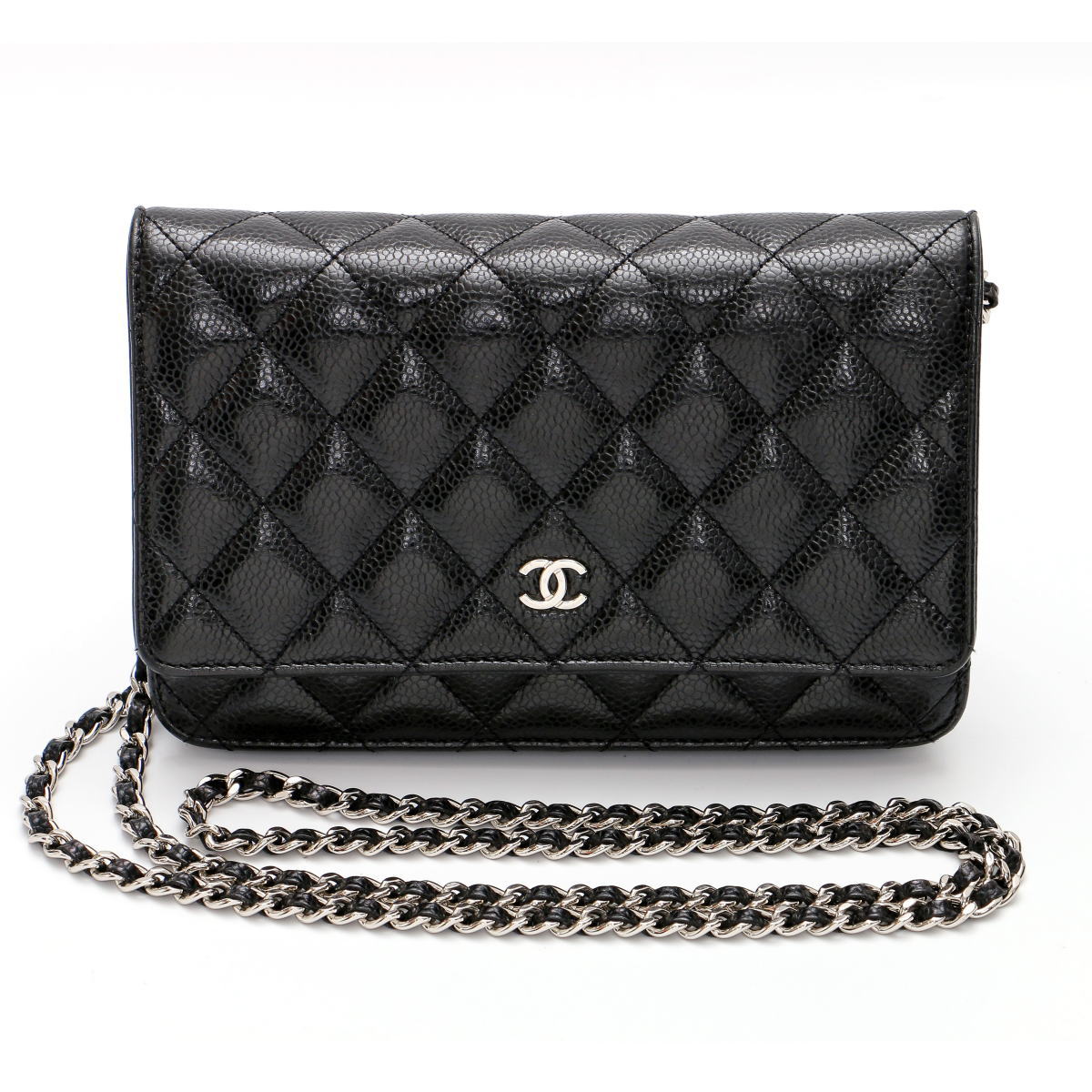 楽天市場】【バッグ】CHANEL シャネル キャビアスキン チェーン