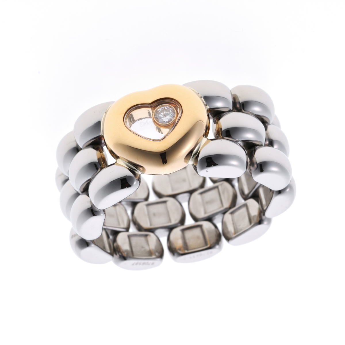 楽天市場】ショパール 指輪 K18PG ムービングダイヤ2P(0.05ct