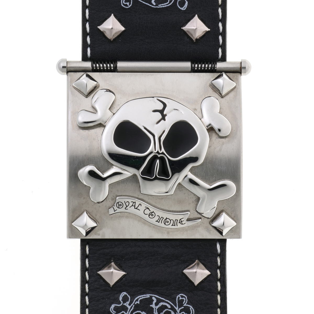 CORUM コルム バッキンガム ワンダーカマー ジョリーロジャー 石英 138.177.20 黒いこと文字記号盤 SS 【中古】【時辰儀】 2510100