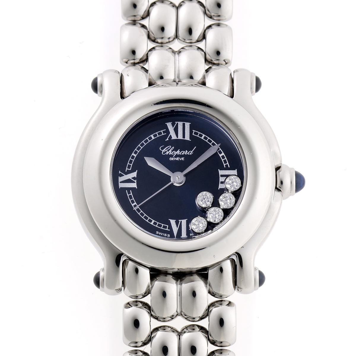 Chopard ショパール 心うれしい運動競技 5P金剛石 石英 27/8250-23 米国海軍文字記号盤 SS 【中古】【時辰儀】 2500681