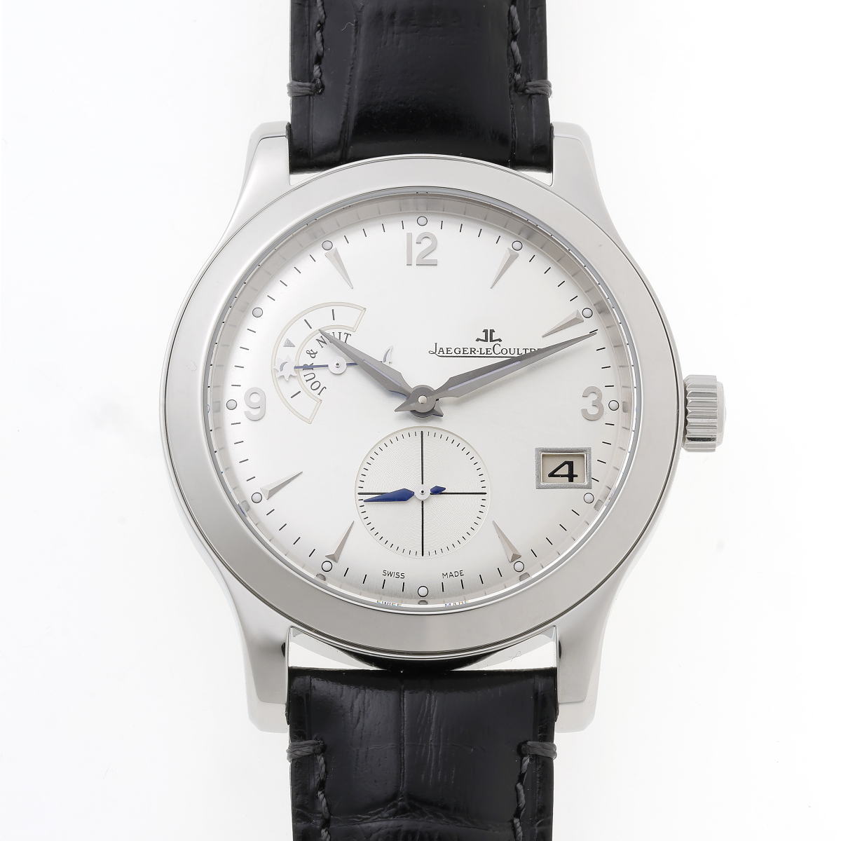 JAEGER-LECOULTRE ジャガールクルト マスター ホームタイム オートマチック Cal.975 Q1628420 / 147.8.05.S シルバー文字盤　SS 【中古】【時計】 2510212｜ホーネットイトウ質店支店 420,750円