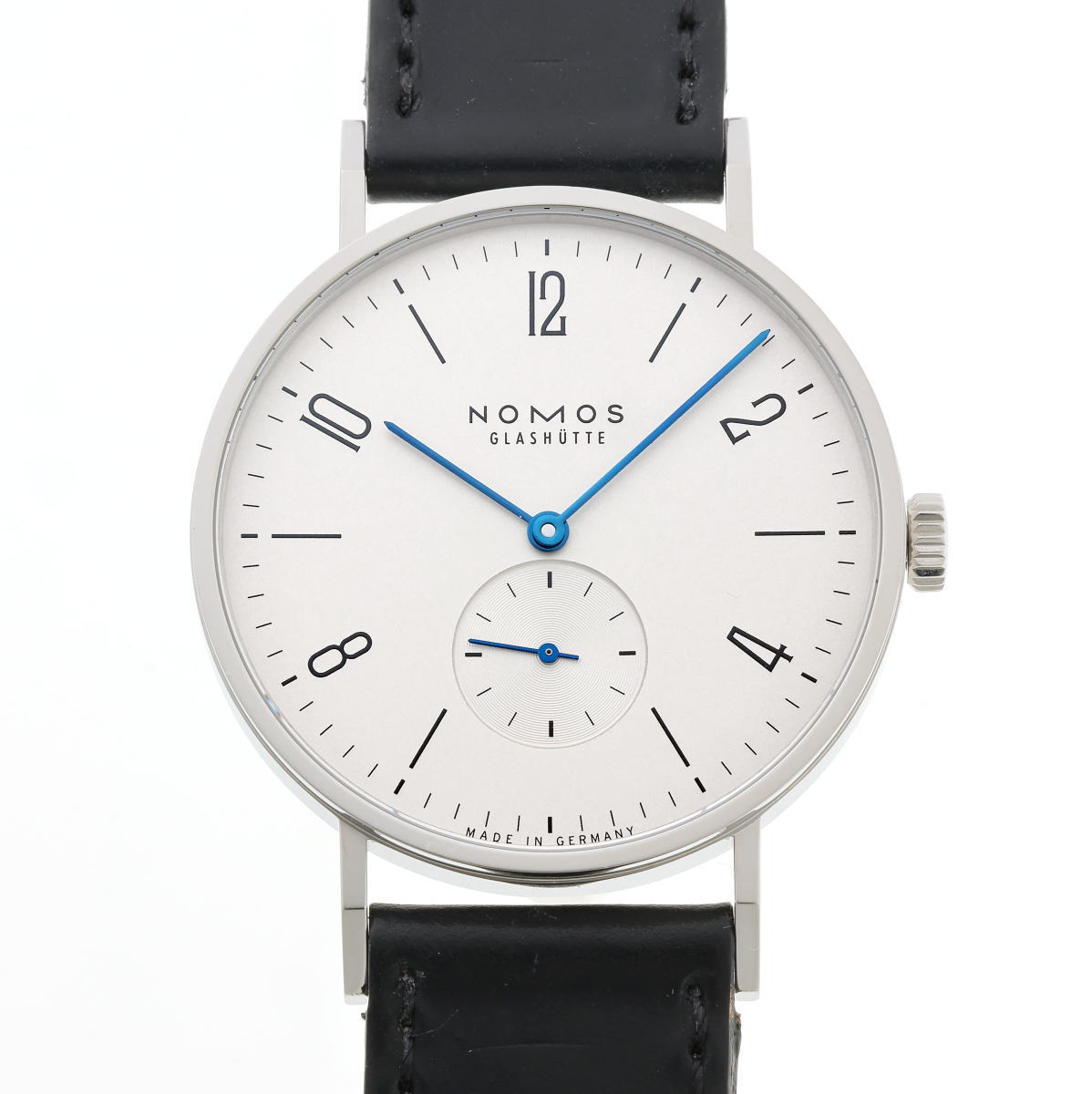 NOMOS ノモス 接線 38 手巻 キロカロリー.α TN1A1W238 しろがね色文字記号盤 SS 【中古】【時辰儀】 2510259