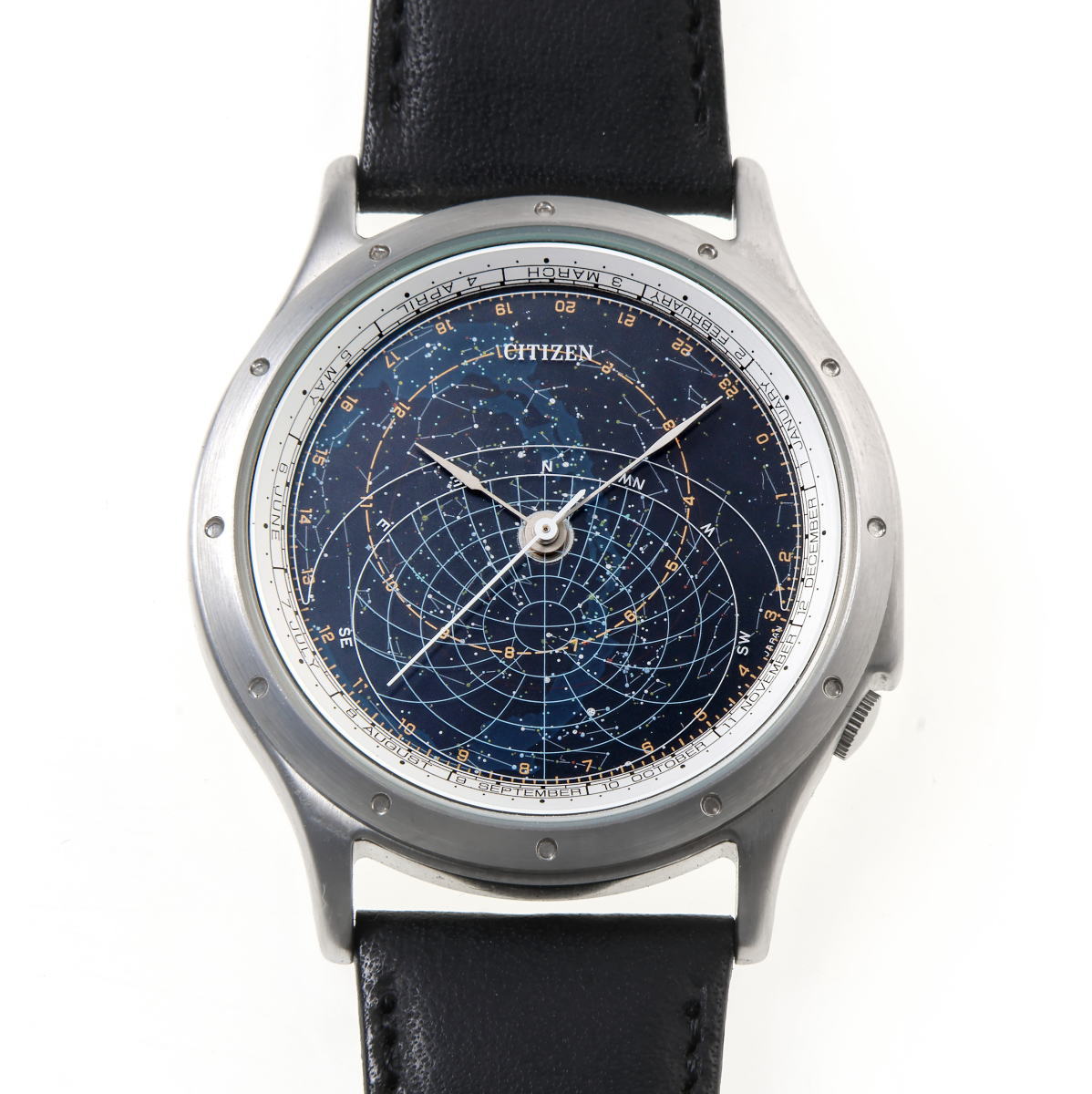 CITIZEN シチズン 全ての存在息吹き 石英 4390-432606Y 青碧文字記号盤 SS 【中古】【時辰儀】 2510294