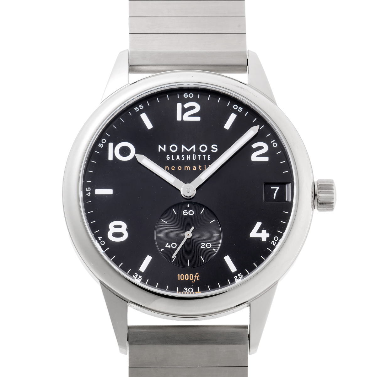 NOMOS ノモス 野球クラブ 運動競技 ネオマティック 42 自動小銃 キロカロリー.DUW6101 CLS161011B2M 黒いこと文字記号盤 SS 【中古】【時辰儀】 2610017