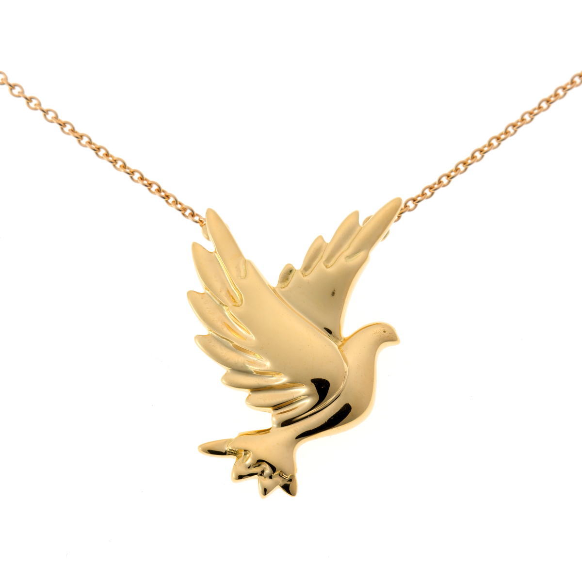 Tiffany & Co. ティファニー パロマピカソ バード ネックレス イエローゴールド 750YG 【中古】【ジュエリー】 2610019|ホーネットイトウ質店支店