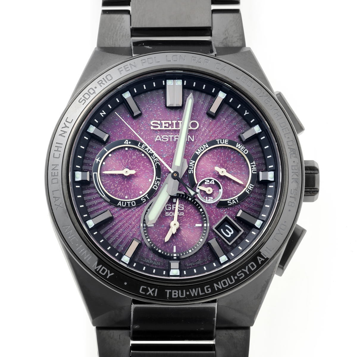 SEIKO セイコー アストロン ネクスター 2022年限定 GPSソーラー SBXC123 / 5X53-0BW0 パープル文字盤 TI PVD 【未使用】【時計】 2610047|ホーネットイトウ質店支店