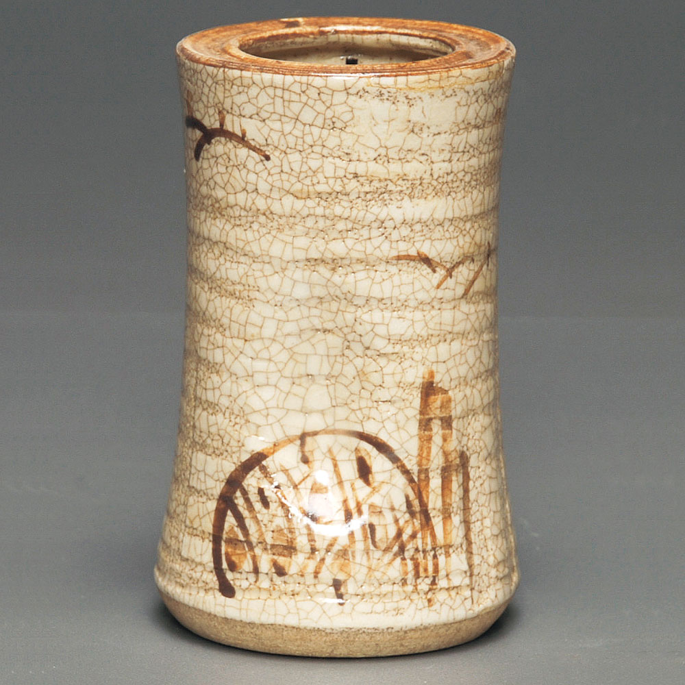 楽天市場】【茶道具 花入】花入 旅枕 黄瀬戸 和陶作 : 茶道具・抹茶