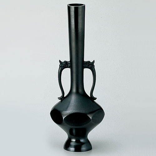 楽天市場】茶道具 花入 唐銅花入 鶴首花入 金谷浄雲作 : 茶道具・抹茶