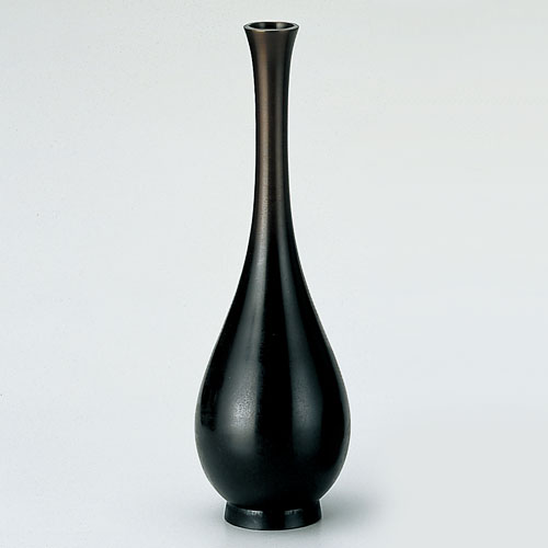 楽天市場】茶道具・花入 唐銅 曽呂利花入[φ7×H 27.5cm]金谷浄雲