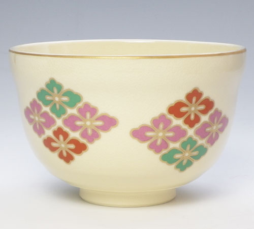 楽天市場】茶道具 抹茶碗 茶碗 仁清写し 新菊桐つなぎ 宮地英香作