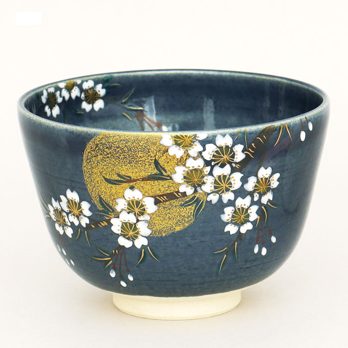 楽天市場】【茶器/茶道具 抹茶茶碗】 黒茶碗 鷹ケ峰焼き 銘「華の峰