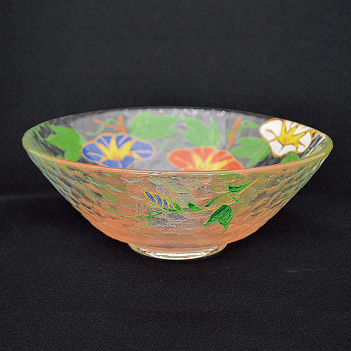 【茶道具】義山茶碗 槿花(耐熱) 上げ米海峰 作