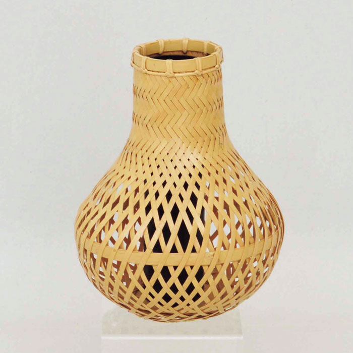 【茶道具】鶴首花籠（置） 松本東公斎 作 国産 紙箱入り｜茶道具・抹茶・八女茶の芳香園