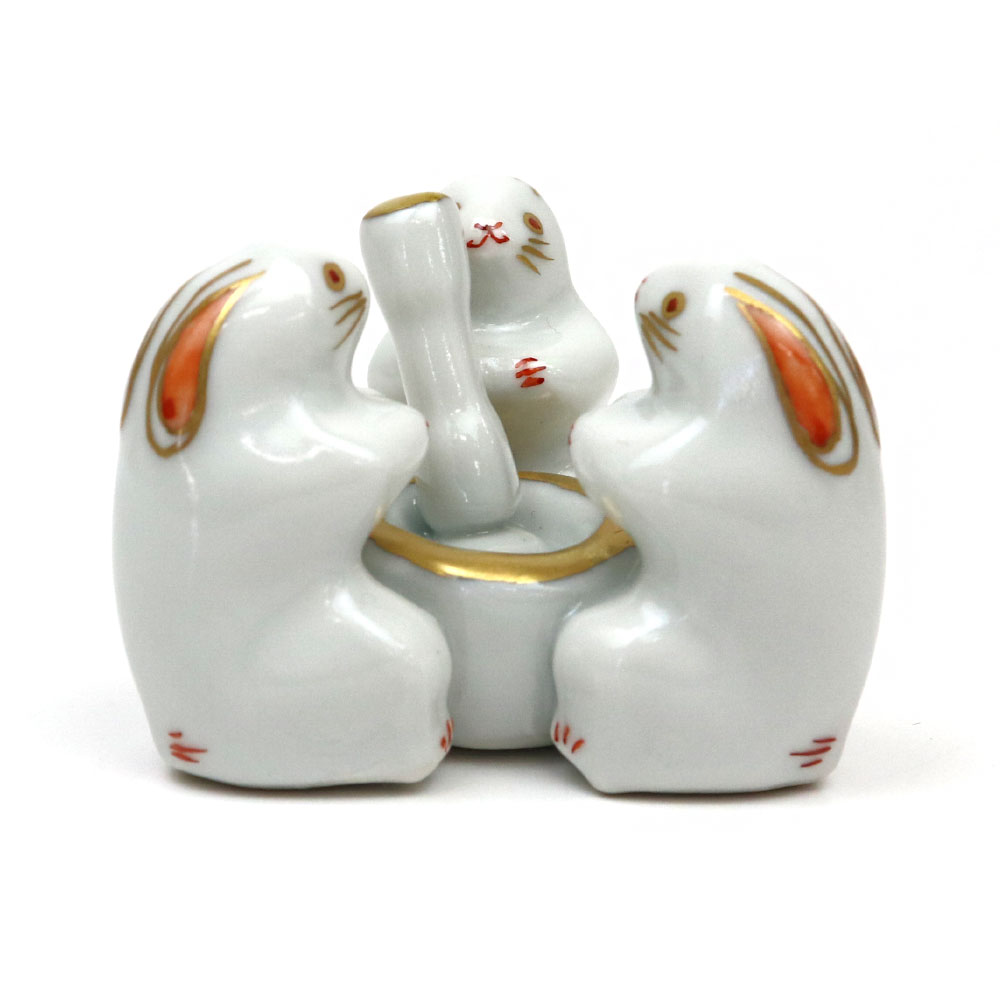 楽天市場】【茶器/茶道具 蓋置 お月見】 月に兎 今岡三四郎作 （月に