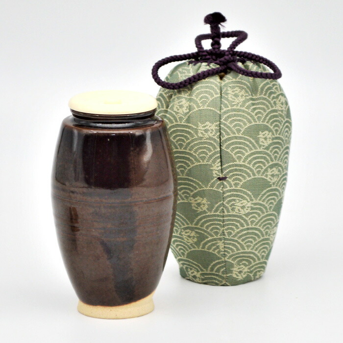 楽天市場】【茶道具】茶入 志野丸壺 大名物 陶若窯作 ラクト蓋 桐