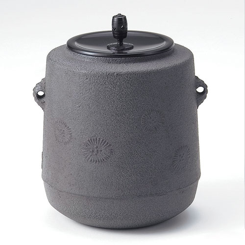 茶道　常盤釜　菊地政光作 通販販売【茶道具】 常盤釜 唐松地紋 *菊地政光* 風炉用*ときわ