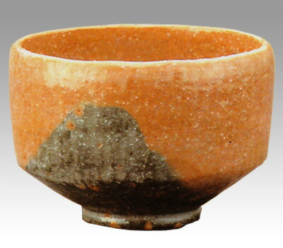 楽天市場】茶道具 楽茶碗 六代 左入 菊絵 赤茶碗佐々木昭楽作
