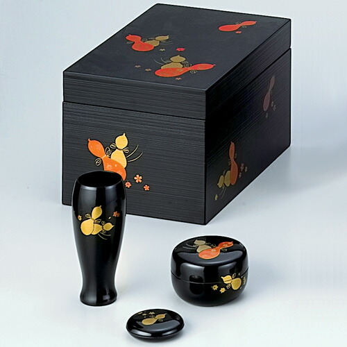 楽天市場】茶道具 茶箱 茶箱セット 掻合 扇面 (棗・香合・茶筅筒付き