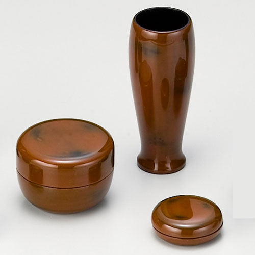 Amazon.co.jp: 茶道具 茶箱 棗茶筅筒香合セット 桑 茶箱 t 3点
