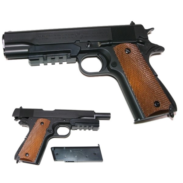 クラウンモデルエアコッキングスライドストップコルトガバメント1911A1 10禁 クラウンモデル エアコッキング スライドストップ コルト