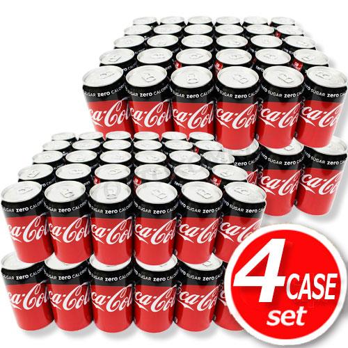 ＜120缶＞コカコーラゼロ (350ml&times;30缶)&times;4ケース 糖分ゼロ、保存料ゼロ、合成香料もゼロ！ 炭酸飲料 [3]｜ひょっとこマーケット 8,160円
