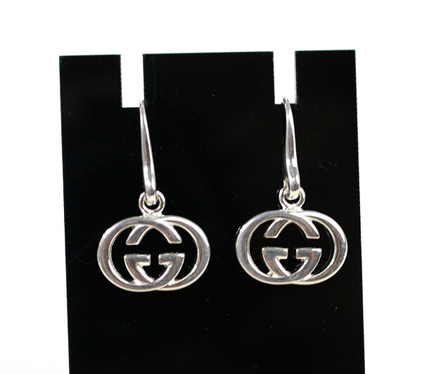 【美品】✨GUCCI ダブルGロゴ ピアス クリスタル付き GUCCI☆クリスタル ダブルG イヤリング / ピアス☆すぐ届く