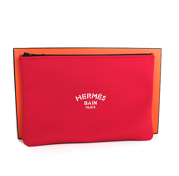 再出品 エルメス BAIN ヨッティング フラットポーチGM クラッチバッグ 美品 ポーチ HERMES エルメス ヨッティングPM 紫 パープル