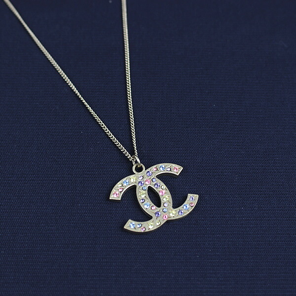 美品✨シャネル　ココマークネックレス　ブラック　ゴールド金具　coco CHANEL シャネル ネックレス チョーカー ココマーク チェーン