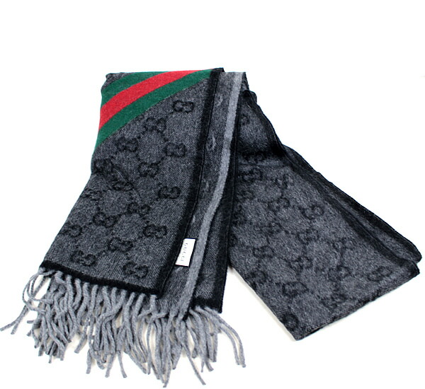 楽天市場】GUCCI グッチ 【美品】GGジャカード ウールシルク