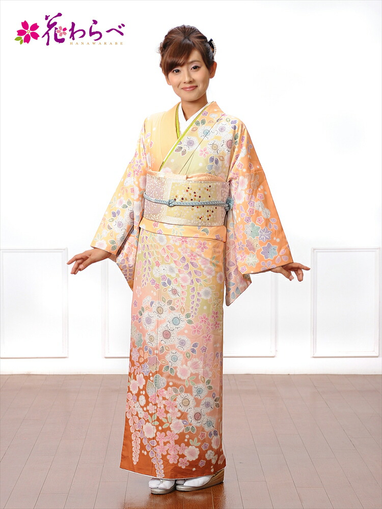 楽天市場】訪問着 レンタル フルセット レンタル訪問着 着物レンタル