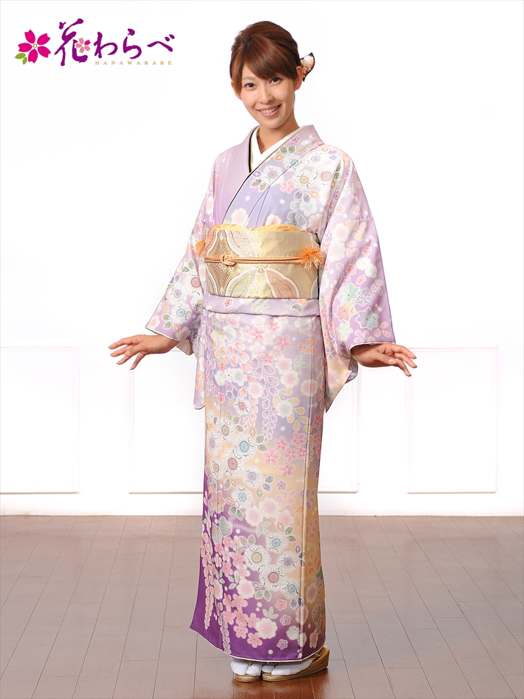 ３日間限定【3000円OFF中❗️】薄紫色の訪問着　正絹　セット 楽天市場】訪問着 紫の通販