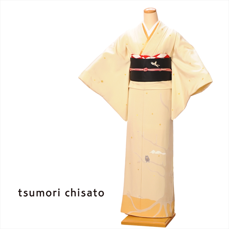 ポリエステル 作家振袖 tsumori chisato金彩 薔薇 身丈166cm ポリエステル 作家振袖 tsumori chisato金彩 薔薇 身丈166cm