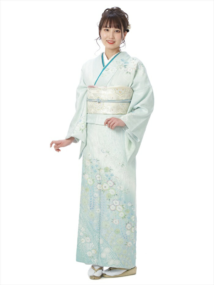 訪問着　フルセット！ 楽天市場】【レンタル】 桂由美 訪問着 レンタル 着物レンタル