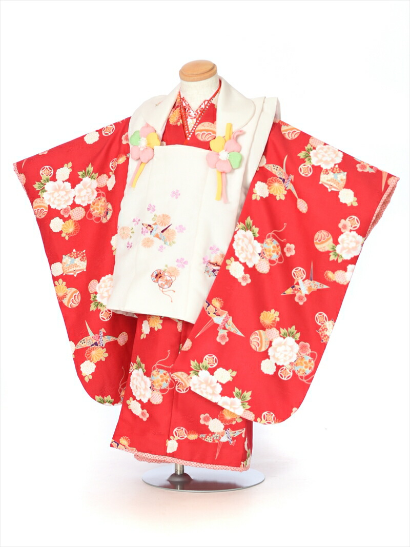 夢工房　七五三　女の子　３歳　着物　被布 楽天市場】【レンタル】 夢工房 七五三 着物 3歳 被布 七五三