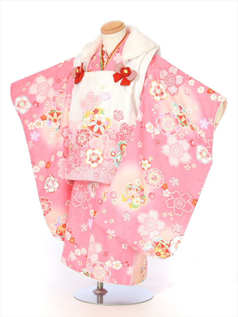 楽天市場】【レンタル】 七五三 着物 3歳 被布 七五三レンタル 撫松庵