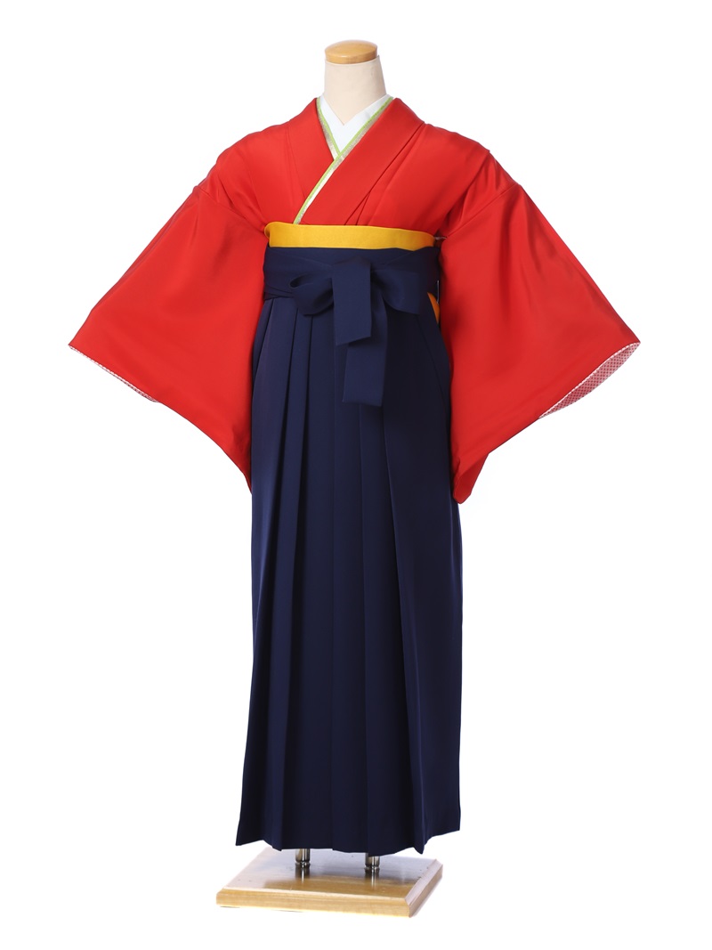 【レンタル】先生向き レンタル 袴 セット(DK146)大人 女 レディース 袴セット 卒業式 袴 レンタル 卒園式 着物レンタル ハカマ はかま rental 赤 紺袴 保育士 小袖 着物 フルセット 対応身長158～163cm 足袋プレゼント 往復送料無料 7,448円