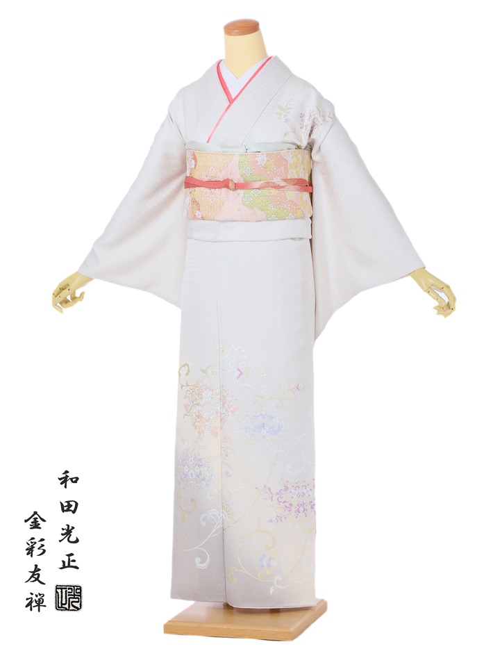 楽天市場】訪問着 正絹 金彩友禅 和田光正作 訪問着 新品 未