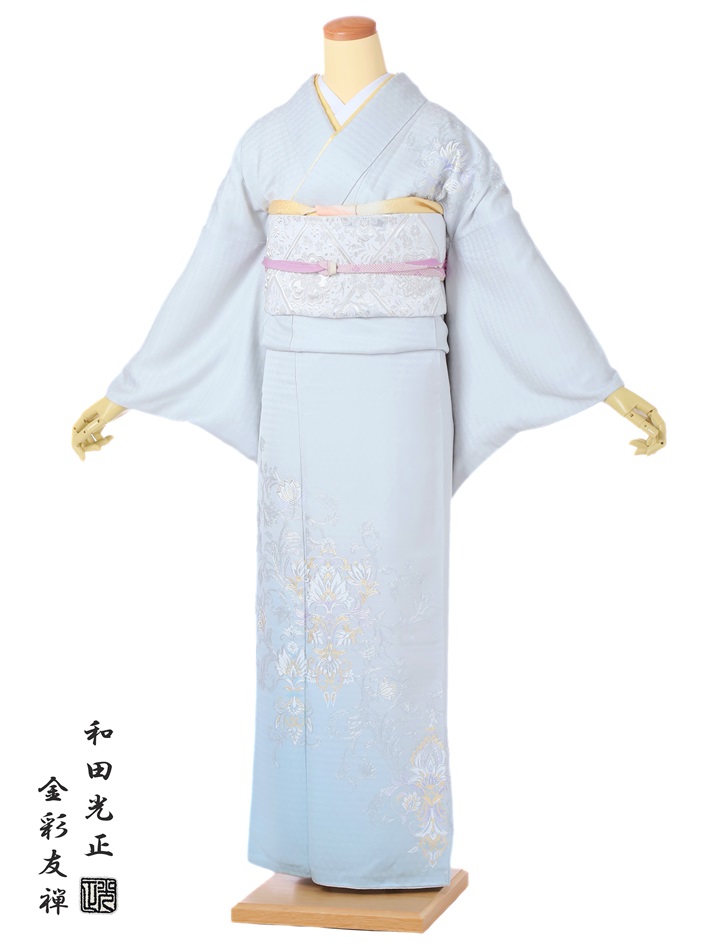 楽天市場】訪問着 正絹 金彩友禅 和田光正作 訪問着 新品 未