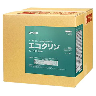 ミッケル化学 エコクリン 18L 業務用 床用洗剤