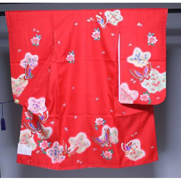 七五三　晴れ着（振袖3歳用）三つ身 121｜今川屋呉服店
