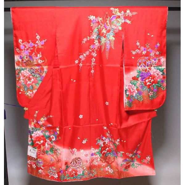 七五三 晴れ着(振袖7歳用)四つ身 782|今川屋呉服店